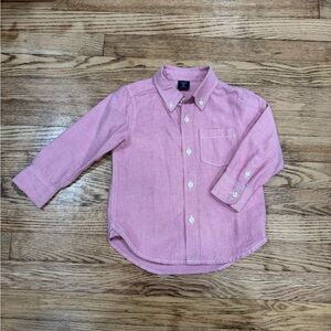 GAP Kids Light Pink Button-Down Shirt